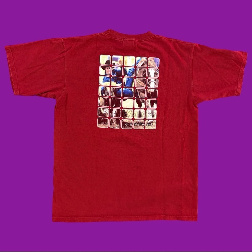 Y2K Wrangler cowboy graphic t-shirt - Picture 1 of 4